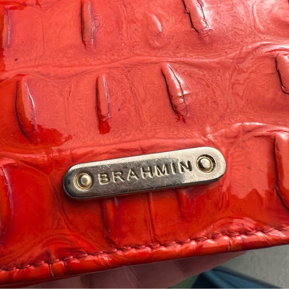 Brahmin Embossed Leather Mini Wallet - Picture 9 of 9